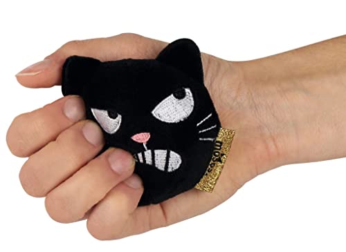 moses. Ed, The Cat Anti-Stressball, Grumpy Cat Knautschball für Stressabbau, Plüschkugel zum Entspannen und Abreagieren, In schwarzer frecher Katzenoptik