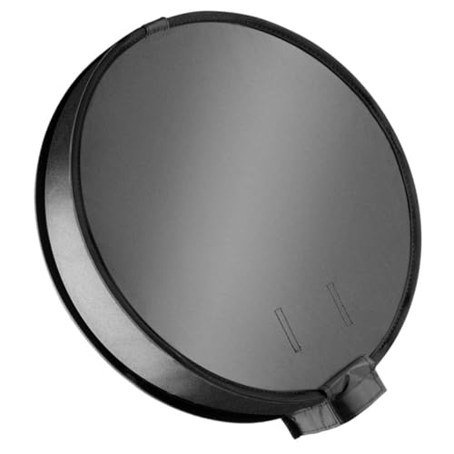 Garneck Pantalla Redonda Negra para Lámpara de Flash de Cámara de 40cm, Cubierta de Luz Portátil y Plegable Tela Reflectante para Fotografía Profesional