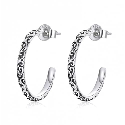 Boucles d'oreilles sterling couronnes argentées bijoux femme puces d'oreilles argent 925