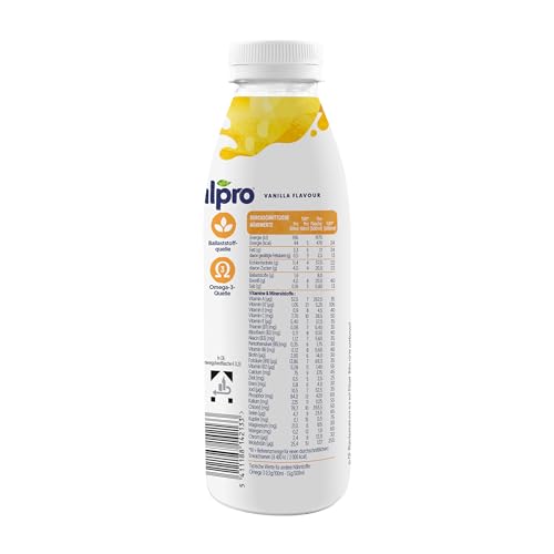 Alpro Meal To Go Vanillegeschmack – Proteinreiche Trinkmahlzeit – 6 x 500 ml