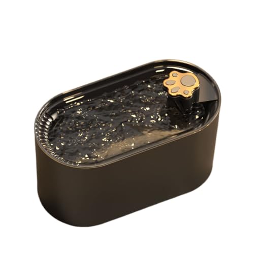 TIKHJ ペット用ウォーターフォンテン 自動ペット給水器 猫用 静音設計 携帯に便利 ケージ 病院 旅行用キャリー 子犬用 (A)