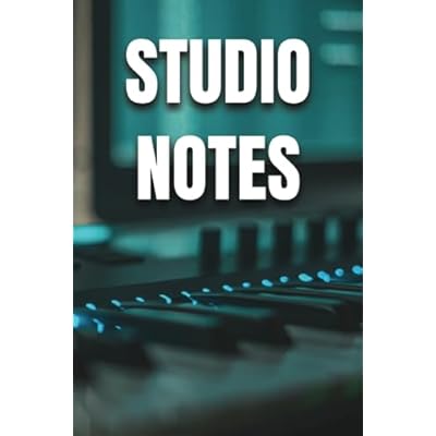 Studio Notes, Musician, Sound Engineer, Guitarist Journal Notebook