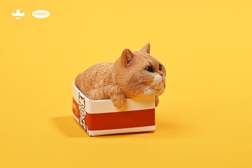 JXK Cat Statue Inbox Cat Figurine for Desktop Decor Durable Polyresin with Intricate Details Gifts for Mom Women Cat Lovers image 4