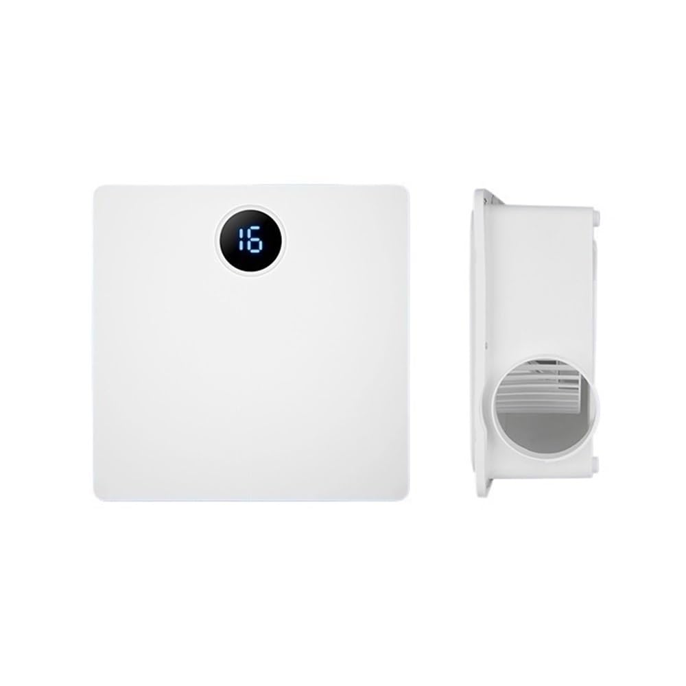 Ventilador Ventilador de techo de 30 x 30 cm, extractor de aire de alta potencia for cocina y baño, panel de iluminación ambiental for montaje en techo. Cuarto de baño