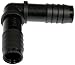 Dorman 47062 Heater Hose Connectors - 5/8 In. X 5/8 In. Elbow - Plastic Universal Fit