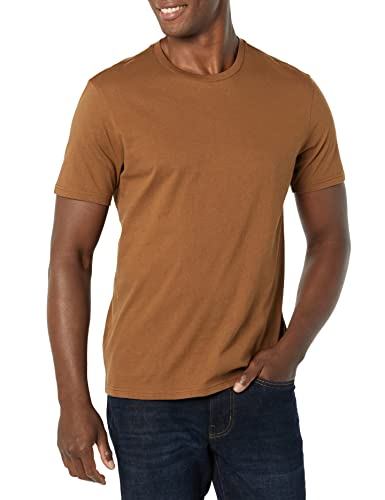 Image of Amazon Essentials Men's Slim-Fit Crewneck Short Sleeve Cotton T-Shirts