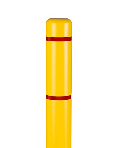 Innoplast BollardGard Bollard Cover 4" x 52" (Yellow W/Red)