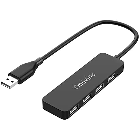 Omivine 4 Port Ultra-Slim USB Hub Cover