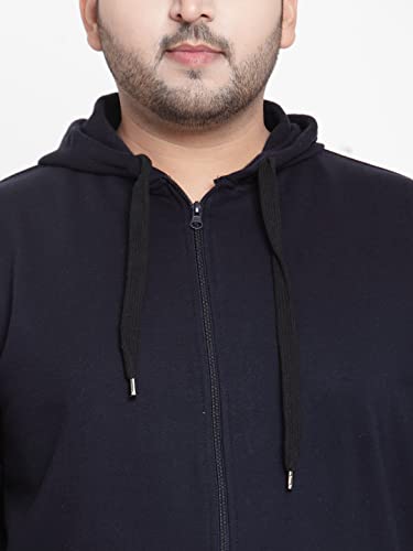 Image of Scott International Men's Solid Cotton Hoodies for Men, Trendy and Comfortable Sweatshirts for Men, Stylish Winter Wear with Hood and Pockets, Fashionable Hooded Sweatshirts