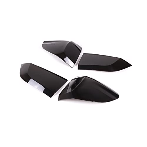 Car Rear Lamp Smoked Tinted Tail Light Cover Compatible For Bmw X5 F15 X5M F85 2014-2018 Accessories, Shade Brake Indicator Light Reversing Lamp Protection Accessories (Abs) #TOP6