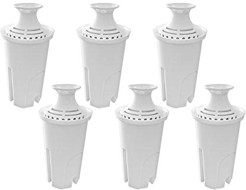 Fette Filter – Pack Of 6 Water Replacement Filters Compatible With Standard Brita Water Pitchers #TOP5