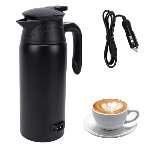 Hervidor eléctrico de auto, acero inoxidable 800 ml