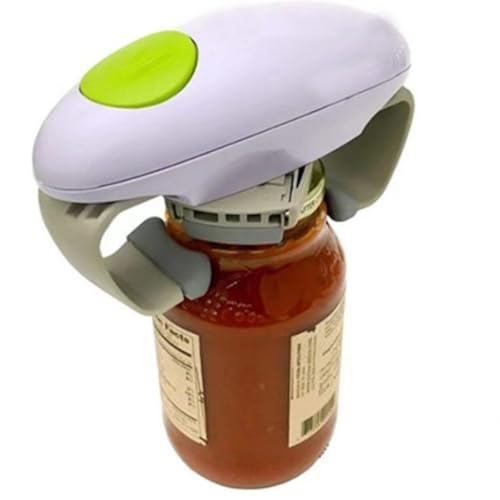 LZWNBX 電動開栓器 ワンタッチ式 省力 女性・高齢者向け ボトル・調味料蓋・飲料・ビール対応 開蓋器? (グリーン)