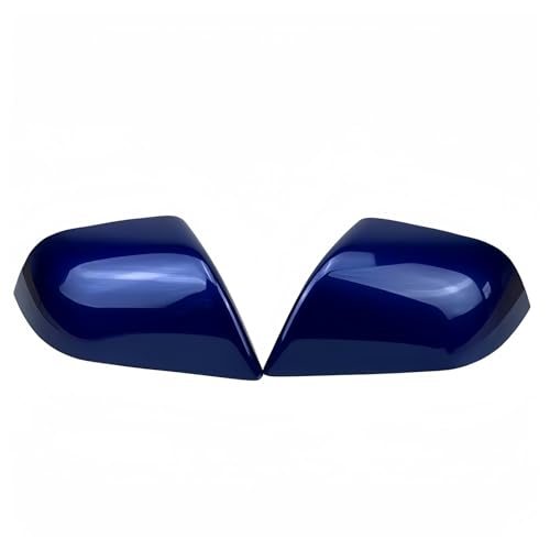 Rétroviseur pour Tesla Model 3 bleu avec coque aérodynamique et miroir clair