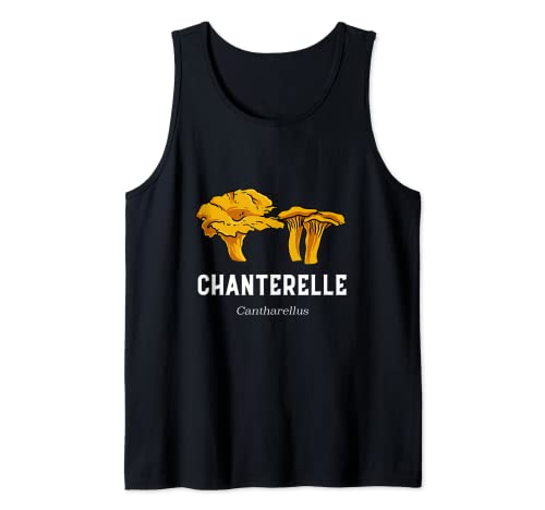 Regalo de micología para amantes de los hongos salvajes comestibles - Chanterelle Camiseta sin Mangas