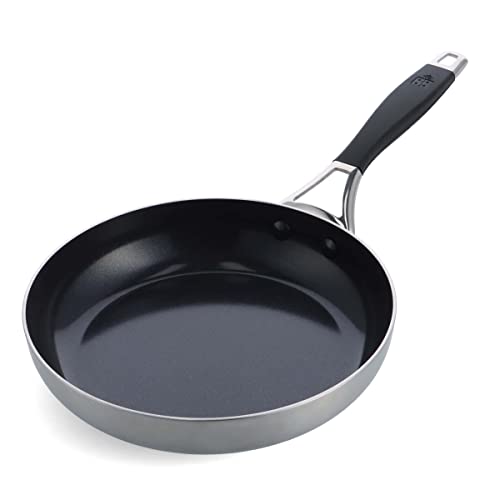 Poêle en acier inoxydable 24 cm BK Intelligence avec manche isolant - 2