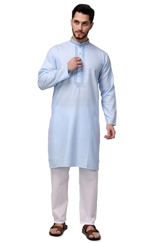 Image of Royal Kurta Men's Cotton Printed Kurta Pyjama