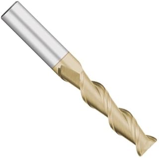 Kodiak Cutting Tools KODIAK150586 USA Made High Performance Solid Carbide End Mill for Aluminum, 45 Degree, 2 Flute, 3/16