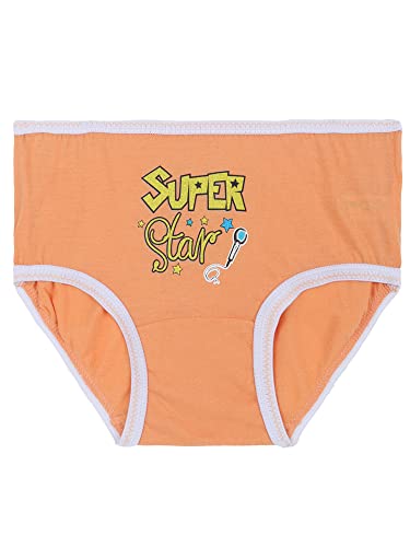 Image of DYCA by Bodycare Girls Cotton Briefs, Soft & Breathable Panties, Pack of 6, Print & Colour May Vary
