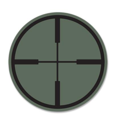GT Graphics Express Target Crosshairs - 20" - Large Size Vinyl Sticker - for Truck Car Cornhole Board