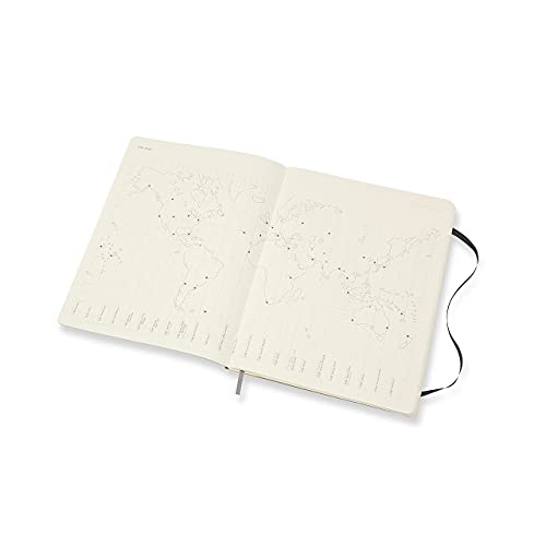 Moleskine Classic 18 Month 2021-2022 Weekly Planner, Soft Cover, Xl (7.5 X 9.75), Black #TOP3