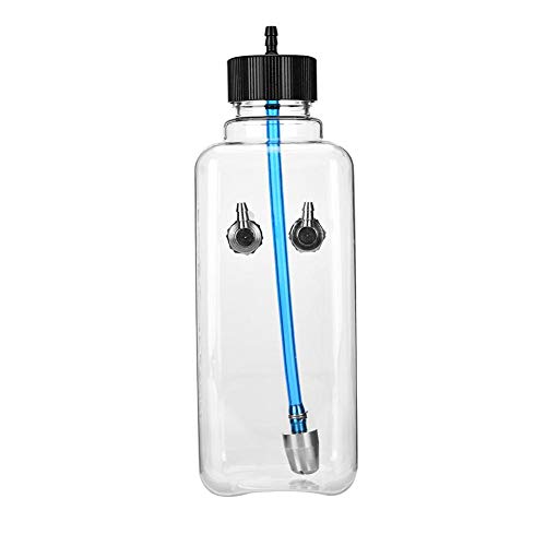 Vbestlife Rc Engine Gasoline Fuel Tank Remote Control Model Accessories Remote Control Aircraft Transparent Plastic Fuel Tank(410Ml(30-40Cc)) #TOP1