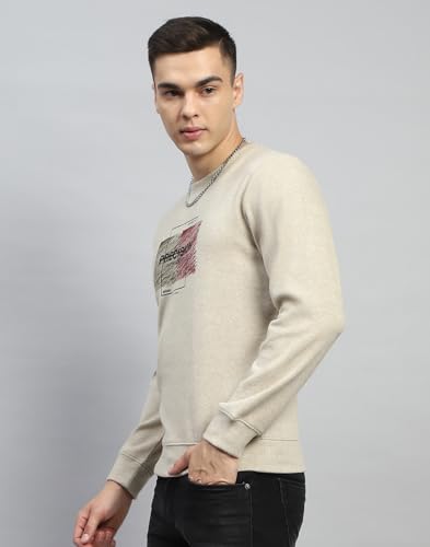 Image of Monte Carlo Mens Printed Round Neck Full Sleeve Sweatshirt (224066139)