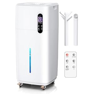 26L/5.7Gal Humidifier for Large Room Up to 3000 ft², 6-core atomization, 2000 mL/h Mist Output, Remote Control and 6 Mist Level, Ultrasonic Cool Mist Humidifiers for Bedroom Whole House