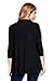 Women's 3/4 Sleeve Extra Soft Open Front Casual Flowy Viscose Made from Bamboo Cardigan (X-Large, Black)