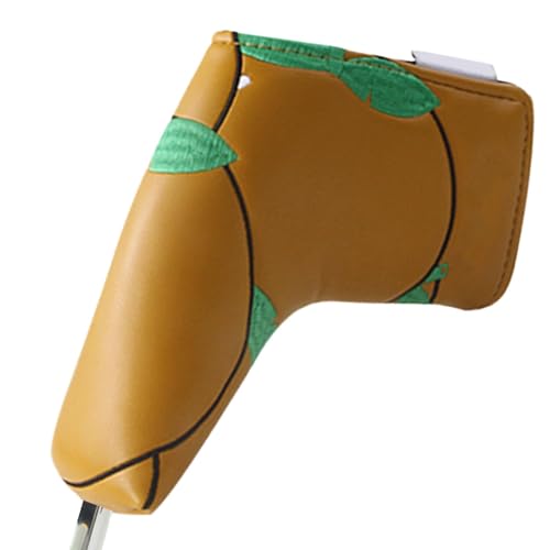 Couvre-club de golf pour putters en forme de L et accessoire de protection
