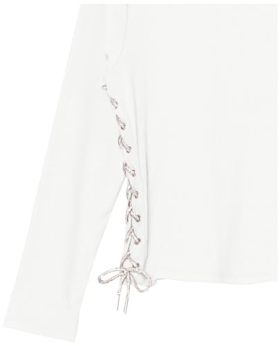 Image of Speechless Girls' Rib Knit Long Sleeve Side Drawstring