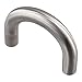 304 Stainless Steel 180 Degree Elbow U-Shaped Polished Exhaust Pipe, Heavy Duty Automotive and Industrial Tubing Connector for Custom Fabrication and Repair Applications(25mm)