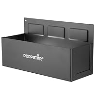 POPPSTAR Magnetische Spraydosen Ablage, Länge 210mm x Höhe 70mm x Breite 75mm, Material: Stahl, Farbe: schwarz