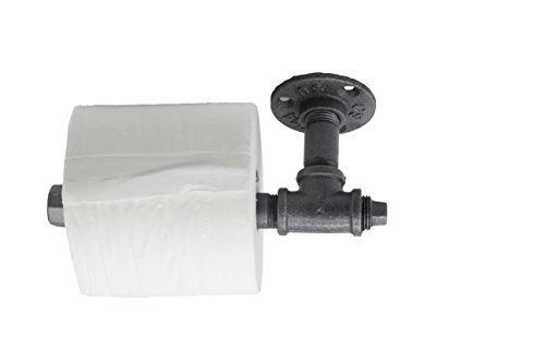 Y-Nut Industrial Vintage Toilet Paper Holder, Leon, Steampunk Toilet Paper Dispenser TPD-001