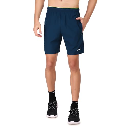 Image of VECTOR X Solid Men Sports Shorts Polyester with Right Pocket (Pack of 1)