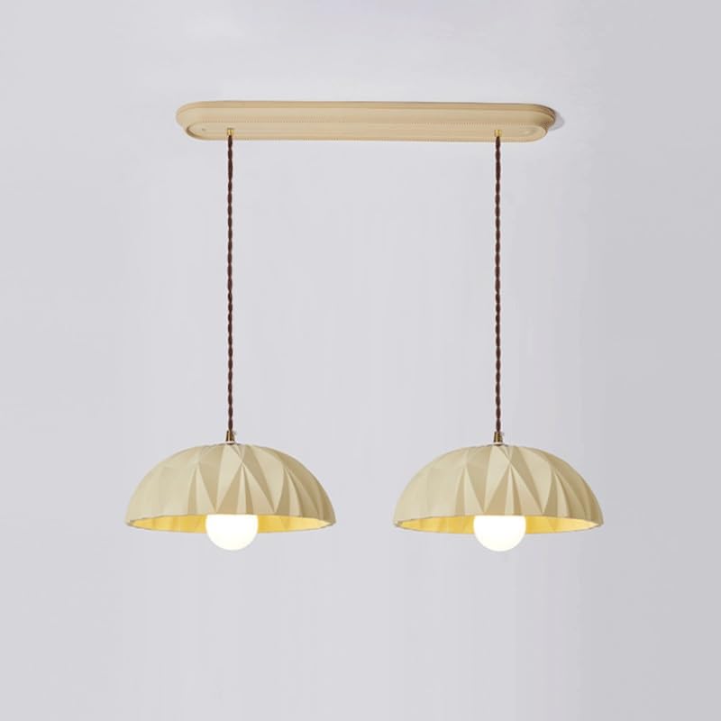 Lampe suspendue E27 avec fil réglable pour sublimer un plafond de salon sombre