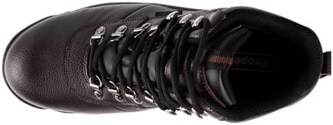 Propét Mens Shield Walker 6 Inch Waterproof Composite Toe Work Safety Shoes Casual - Brown - Size 15 E | Image 4