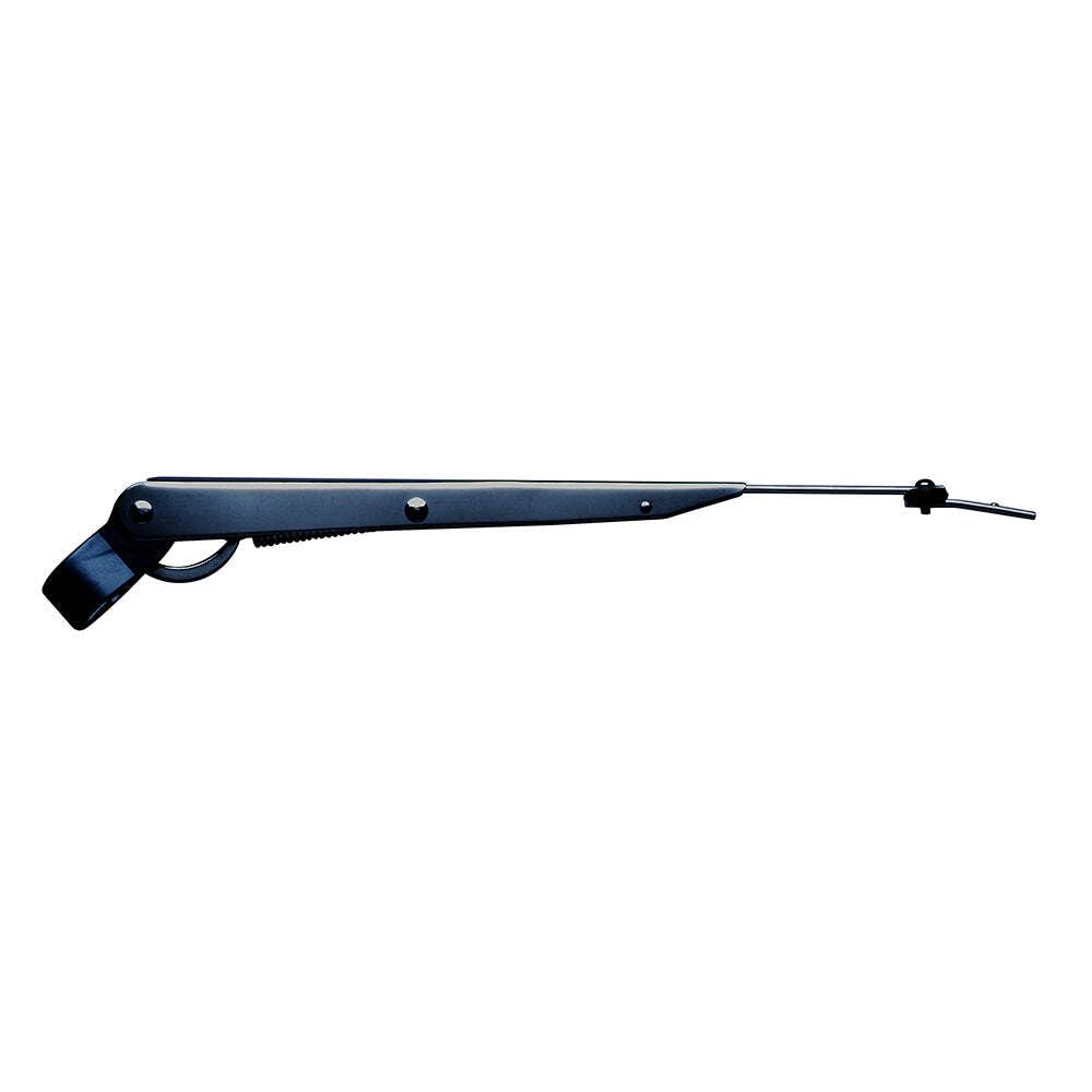 Marinco 33014A Marine Wiper Arm, Deluxe Black Stainless Steel Single, 14"-20" Adjustable