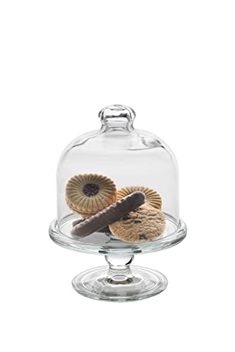 SWEET HOME Alzata dolci pasticceria in vetro con campana in vetro cod.AC00412LU cm 16h diam.12,5 by Varotto & Co.