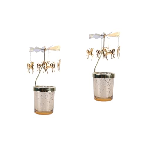 Cabilock 2 Piezas De Cristal Artesanía Decoración Navideña Alemana Pirámide De Navidad Velas Decoración De Mesa Candelabro Soporte De Escritorio Decoración De Chimenea Portavelas