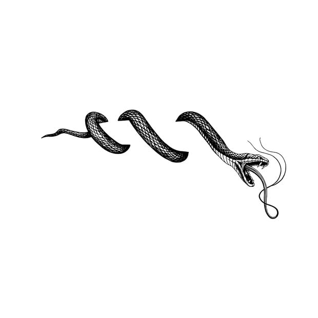 Tattoos Contour Snake Semi-Permanent Tattoo for Men & Women | Long-Lasting Temporary Design with Primer Wipe Included for Realistic Application | Waterproof Minimalist Body Art-picture-19