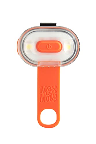 Image of Max & Molly USB Rechargeable LED Dog Collar Light - Waterproof Safety Light for Night Walks, Hiking, Running, Biking