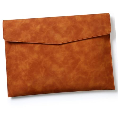 PUレザードキュメントフォルダー運搬ケース閉鎖耐水性ファイルオーガナイザー100シートオフィス旅行ドキュメントケースの容量