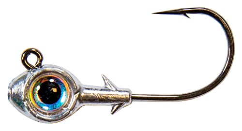 Z-Man Trout Eye Jigheads 1/8 Oz Gold Fishing Equipment,Pearl