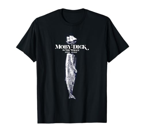 Camiseta con diseño de ballena de Herman Melville, regalo literario de Moby Dick Camiseta