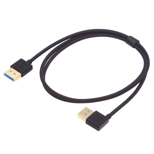 cablecc Ultrafine DisplayPort 1.4 DP to Ultra-HD UHD 4K 144hz DP Cable 8K 60hz Cable Left Angled 90 Degree for Desktop Laptop Monitor 100cm by cablecc - Used condition - US$13.16