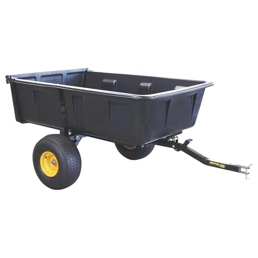 Polar Trailer 10535 HD Max Single Axle Trailer, One Size, Black