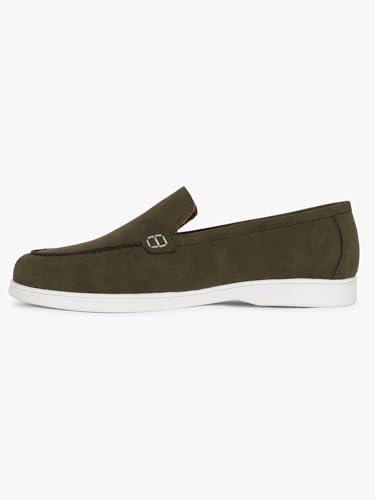 Image of Cantabil Casual Loafers Shoes for Men l Lightweight & Comfortable with Cushioned Insole PU Upper TPR Sole Lace-Up on Closure (P MFTW00139)