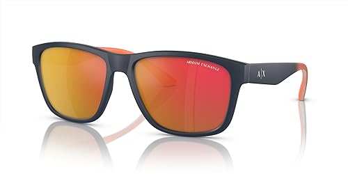 Image of Armani Exchange mens Ax4135s Rectangular Sunglasses