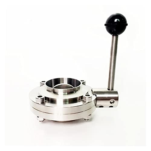 Vanne papillon sanitaire inox 102 mm contre les fuites d'eau - 2